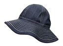 ANATOMICA アナトミカ US ARMY 1937 DENIM HAT ユーエス アーミー 1937 デニム ハット INDIGO インディゴ セルビッチデニム NON WASH ノンウォッシュ 未洗い