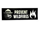 SMOKEY BEAR X[L[xA@PREVENT WILDFIRES STICKER vxg Cht@CAY XebJ[@~@V[