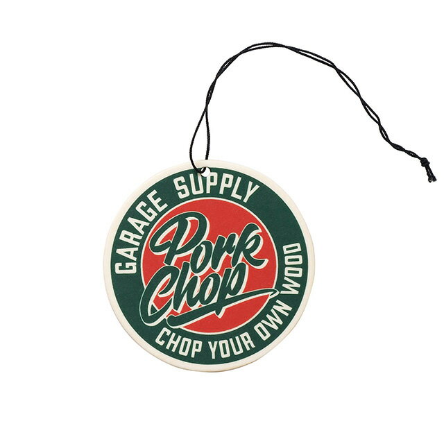 PORKCHOP GARAGE SUPPLY ݡå 졼ץ饤CIRCLE SCRIPT AIR FRESHENER ...