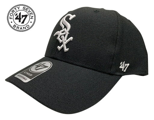 '47 フォーティーセブン MVP エムブイピー BLACK ブラック CHICAGO WHITE SOX シカゴ・ホワイトソックス CAP キャップ 帽子 定番キャップ '47 フォーティーセブン MVP エムブイピー BLACK ブラック CHICAGO WHITE SOX シカゴ・ホワイトソックス CAP キャップ 帽子 定番キャップ