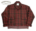 WAREHOUSE EGAnEX@2217@CCC LUMBER JACKET@BUFFALO CHECK o[WPbg@obt@[`FbN@RED/BLACK@E[WPbg