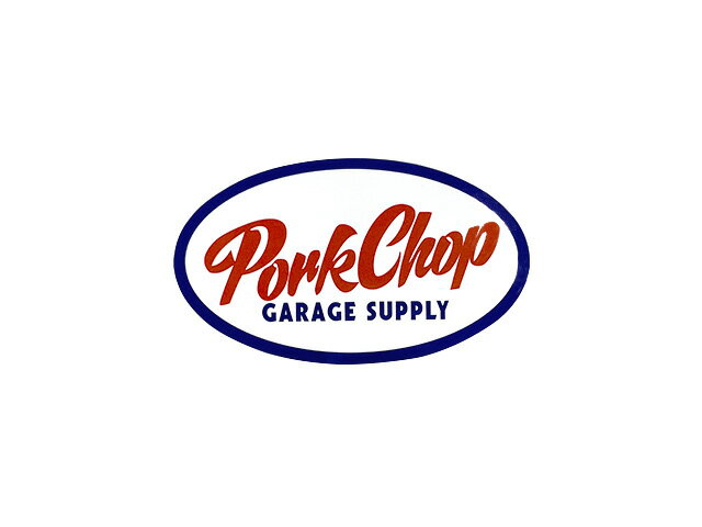 PORKCHOP GARAGE SUPPLY ݡå 졼ץ饤OVAL TRICO STICKER Х ȥꥳ ...