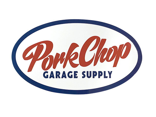 PORKCHOP GARAGE SUPPLY ݡå 졼ץ饤OVAL TRICO STICKER Х ȥꥳ ...