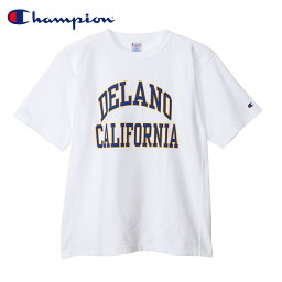 Champion チャンピオン　リバースウィーブ(R) ショートスリーブ Tシャツ　010:ホワイト　カレッジプリント　半袖　C3-Z315　2024SS