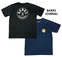 BANKS oNX@CIRCLE SURF TEE T[N T[t TVc@2F(BLACK/MIDNIGHT)@@TCN|GXe@UPF50+@SURF T[t