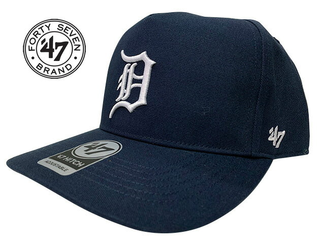 '47 フォーティーセブン HITCH ヒッチ NAVY ネイビー DETROIT TIGERS デトロイト・タイガース CAP キャップ 帽子 定番キャップ