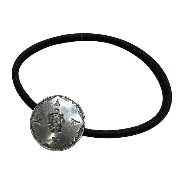 GLAD HAND グラッドハンド　SPRITS HEART BUTTON HAIR BAND ヘアバンド　小　19mm　ヘアゴム　SILVER925