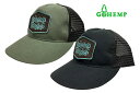 ヘンプ 帽子（メンズ） GOHEMP ゴーヘンプ　WONDER MESH CAP ワンダー メッシュ キャップ　2色(BLACK/OLIVE)　コットンヘンプ　麻　綿　帽子