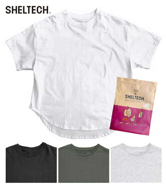 SHELTECH シェルテック　Ws WIDE TEE レディース ワイド Tシャツ　遮熱　接触冷感　紫外線防止　軽量　吸水速乾　4色(BLACK/WHITE/CHARCOAL/ASH.GRAY)　2024SS