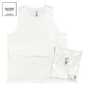 WASEW \[@ONE DAY TANK TOP (2PACK) fC ^Ngbv 2@100@WHITE@Made in JAPAN@{