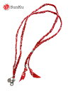 Sunku サンク BANDANA MULTI SHOULDER STRAP バンダナ マルチ ショルダー ストラップ RED レッド ネックストラップ スマホショルダー
