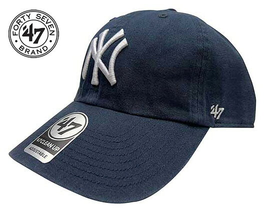 Rakuten - '47 フォーティーセブン　CLEAN UP クリーンアップ　NAVY ネイビー　NEW YORK YANKEES ニューヨーク・ヤンキース　CAP キャップ　帽子　定番キャップ