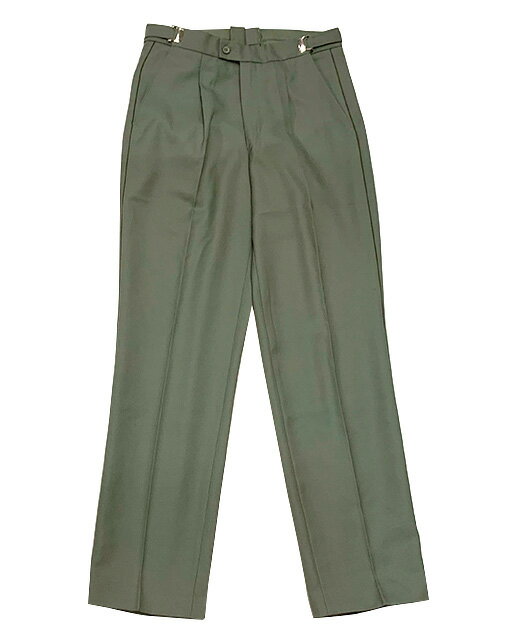 【DEADSTOCK】チェコ軍 ドレスパンツ グリーン ウール×ポリエステル PP462NN 【デッドストック】