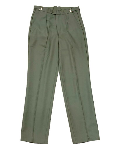 【DEADSTOCK】チェコ軍 ドレスパンツ グリーン ウール×ポリエステル PP462NN 【デッドストック】