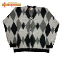 【SALE 20%OFF】 TOWN CRAFT タウンクラフト SHAGGY VINTAGE CARDIGAN シャギーヴィンテージカーディガン ARGYLE...