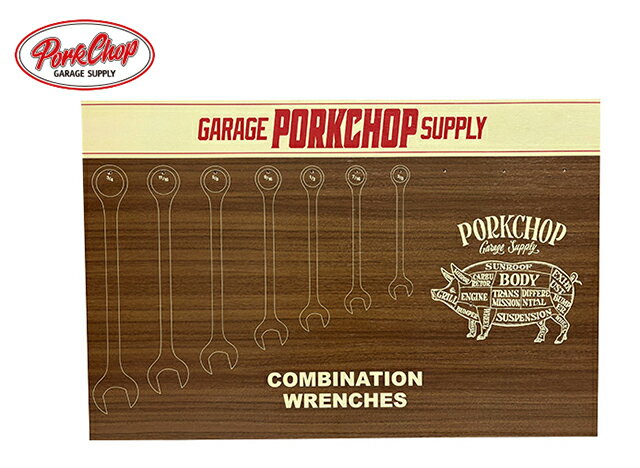 PORKCHOP GARAGE SUPPLY ポークチョップ ガレージサプライ　COMBINATION WRENCH RACK コンビネーション..