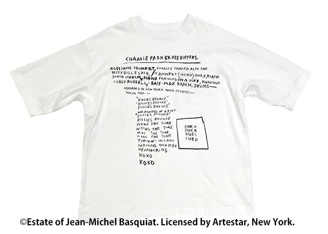 Johnbull ジョンブル バスキア Tシャツ(001) WHITE 半袖