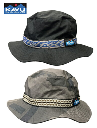 KAVU カブー リップストップ バケットハット Lサイズ 2色(ブラック/ユーティー) 顎紐付き 2025SS KAVU カブー リップストップ バケットハット Lサイズ 2色(ブラック/ユーティー) 顎紐付き 2025SS