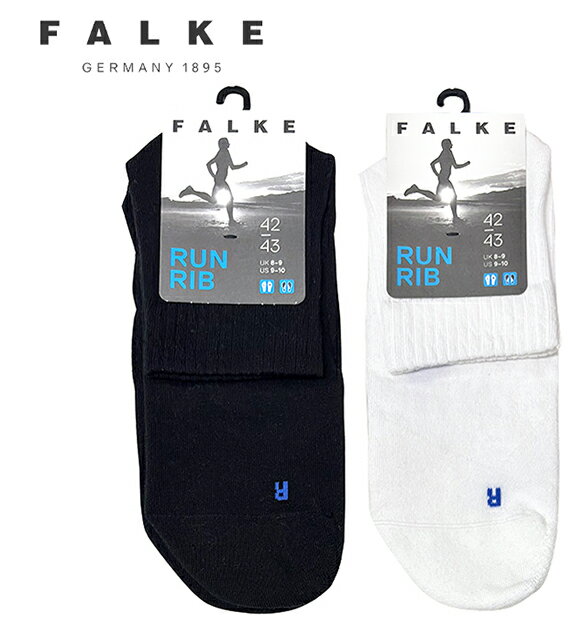 FALKE ファルケ　RUN RIB SHORT SOCKS ラン リブ ショート ソックス　2色(BLACK/WHITE)　靴下　Men's ..