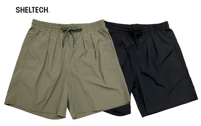 ●サイズ 　M：W77cm 総丈43.5cm 股下17cm 　L：W80cm 総丈45.5cm 股下17.5cm 　XL：W83cm 総丈48.5cm 股下18cm ●素材　ナイロン100% ●SHELTECHは遮熱、接触冷感、紫外線防止、軽量、吸水速乾の 　5つの機能を兼ね備えたハイテク素材です。 　外気温をシャットダウンすることで-5℃の状態を作り、 　涼しく快適に着用していただけます。 　また、紫外線特殊な素材で紫外線も防止してくれます。 　定番のショーツです。 　何にでも合うシルエットです。 【ご購入前にお読み下さい】 ・当店ではよりたくさんのお客様にご利用頂けるように実店舗在庫または、 　当店で把握しているメーカー様在庫も商品リストに 　含ませて頂いている商品もございます。 　その為、当店在庫切れの場合お取り寄せ後の配送となります。 　通常1〜3営業日で発送可能ですが、週末・連休を挟んでしまう場合や 　一部の商品につきましては5日間〜1週間程度お時間を頂く場合が 　ございます。 ・在庫状況は流動的です。在庫の管理には万全を期しておりますが、 　店頭販売やメーカー様在庫状況の変化により売り違いとなり 　商品をご用意できない場合もございます。 ・お届け指定日は1日後からご指定できますが、 　お住いの地域や在庫状況、 　定休日（土日祝日その他カレンダーをご覧下さい）により 　ご希望に添えることができない場合もございます。 　誠に恐れ入りますが以上の事をご理解いただきました上、 　ご注文ください。