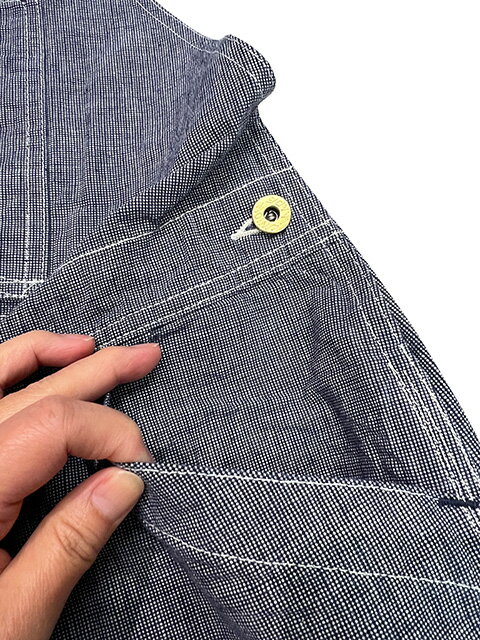 WAREHOUSE　ウエアハウス Lot.1227 INDIGO PINCHECK OVERALL 　インディゴ　ピンチェック　オーバーオール