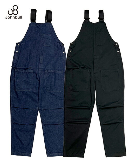 Johnbull ジョンブル ファーマーサロペット JM231P28 2色(011:ワンウォッシュ/030:ブラック)LADY'S レディース