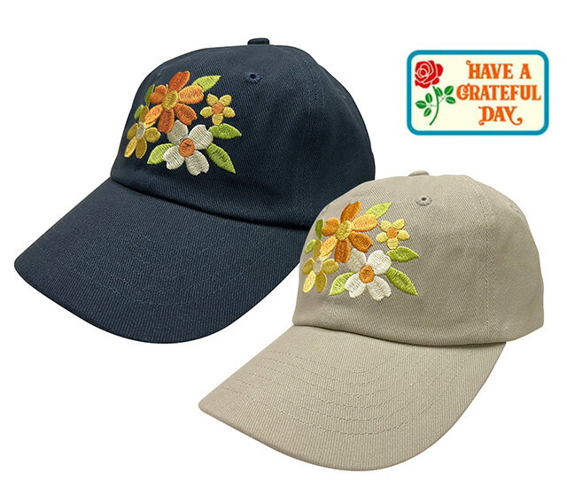 Rakuten - HAVE A GRATEFUL DAY ハブアグレートフルデイ　6PANEL CAP 6パネル キャップ　帽子　刺繍　2025SS　GOWEST　GOHEMP