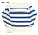 ANATOMICA アナトミカ BIARRITZ ビアリッツ バスクシャツ ボーダー ロンT 763 BLUE BORDER MENS メンズ LADY'S レ...