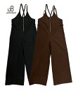 Johnbull ジョンブル コットンリネンバックツイルサロペット 2色(030:BLACK/040:BROWN) サイズ:M JL241P25 LADY'S レディース