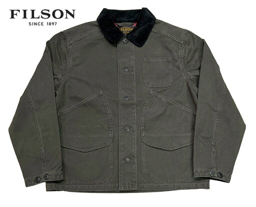 FILSON フィルソン #99335 Canvas Outfitter Jacket キャンバスアウトフィッター ジャケット 3-120:GREY 2025FW FILSON フィルソン #99335 Canvas Outfitter Jacket キャンバスアウトフィッター ジャケット 3-120:GREY 2025FW