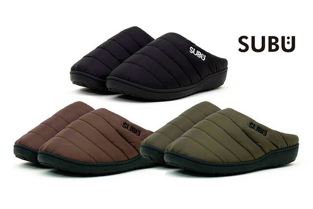 SUBU スブ　PERMANENT COLLECTION F-LINE パーマネント コレクション エフライン　冬用サンダル　3色(B..