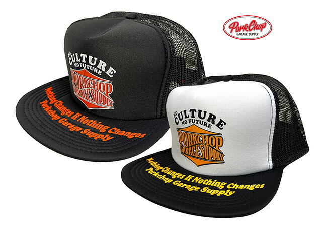 PORKCHOP GARAGE SUPPLY ポークチョップ ガレージ サプライ　WAVE LOGO MESH CAP　ウェーブロゴ　メッ..