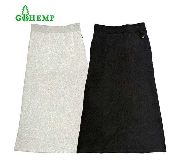 Rakuten - GOHEMP ゴーヘンプ　A LINE LONG SKIRT　エーラインロングスカート　2色（ASH HEATHER/GUNMETAL GRAY）go hemp　2025FW