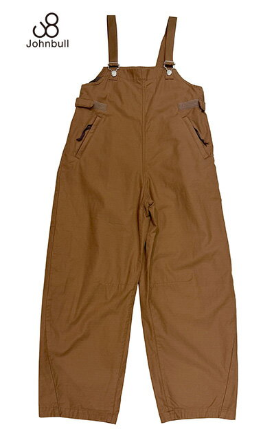 Rakuten - Johnbull ジョンブル　バックサテン ワークサロペット　040:BROWN　size:M　JL243P17　LADY'S　レディース　サロペット　オーバーオール