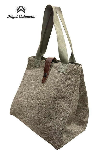 乐天商城 - Nigel Cabourn ナイジェル・ケーボン　BUCKET BAG　SWISS ARMY 　バケットバッグ　1-191 :DARK GREEN　MADE IN JAPAN　トートバッグ