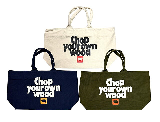 PORKCHOP GARAGE SUPPLY ポークチョップ ガレージサプライ　CYOW ZIP TOTE BAG　チョアジップ　トートバッグ　3色(NATURAL/NAVY/OLIVE)　BAG　2026