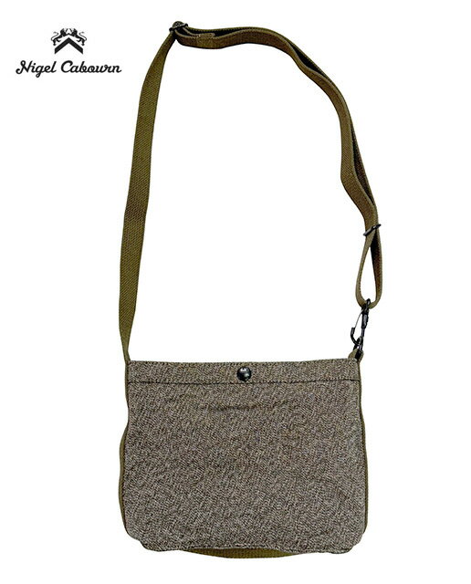 Rakuten - Nigel Cabourn ナイジェル・ケーボン　MAGAZINE BAG　SWISS ARMY 　メールバッグ　1-191 :DARK GREEN　MADE IN JAPAN　ショルダーバッグ
