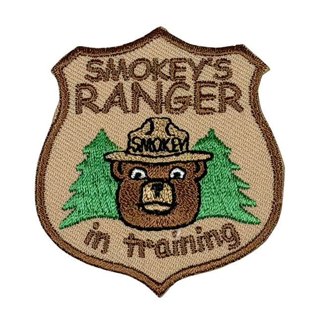 Rakuten - SMOKEY BEAR スモーキーベア　SMOKEY RANGER IN TRAINING パッチ ワッペン