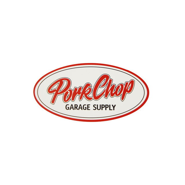 PORKCHOP GARAGE SUPPLY ポークチョップ ガレージサプライ　OVAL STICKER オーバルステッカー　SMALL