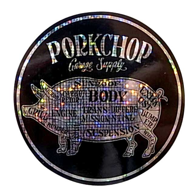 PORKCHOP GARAGE SUPPLY ݡå 졼ץ饤HOLOGRAM CIRCLE STICKERۥࡡ...