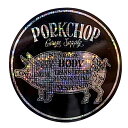 PORKCHOP GARAGE SUPPLY |[N`bv K[WTvC@HOLOGRAM CIRCLE STICKER@zO@T[N@XebJ[@2FiBLACK/REDj