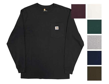 Carhartt カーハート K126 L/S POCKET TEE　ロングスリーブ　ポケット　Tシャツ　長袖　7色