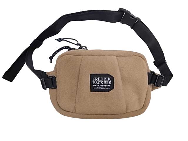 【16時までのご注文、即日発送】　聖林公司 別注　FREDRIK PACKERS　フレドリックパッカーズ　POLARTEC DIVISION HIP PACK　デビジョン ヒップ パック　ポーラテック　2色（BLACK/TAN）