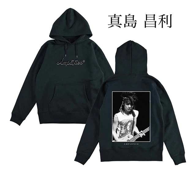 【SALE】 Amplifier アンプリファイア 真島昌利 Hoodie フーディ パーカー Black ブラック 3周年記念 3rd Anniversary Hoodie Series1