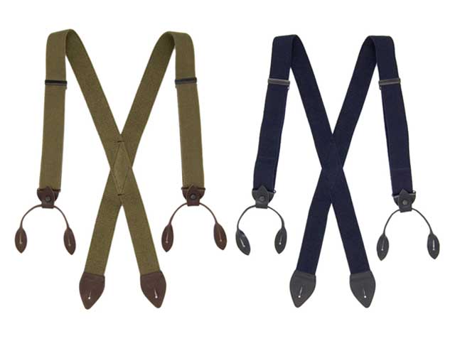 Nigel Cabourn ナイジェル・ケーボン　US ARMY SUSPENDER USアーミー サスペンダー　2色(OLIVE/NAVY)