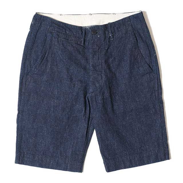 【SALE】 WAREHOUSE　ウエアハウス Lot 1204 CHINO SHORTS チノ ショーツ　INDIGO DENIM インディゴデニム　ハーフパンツ