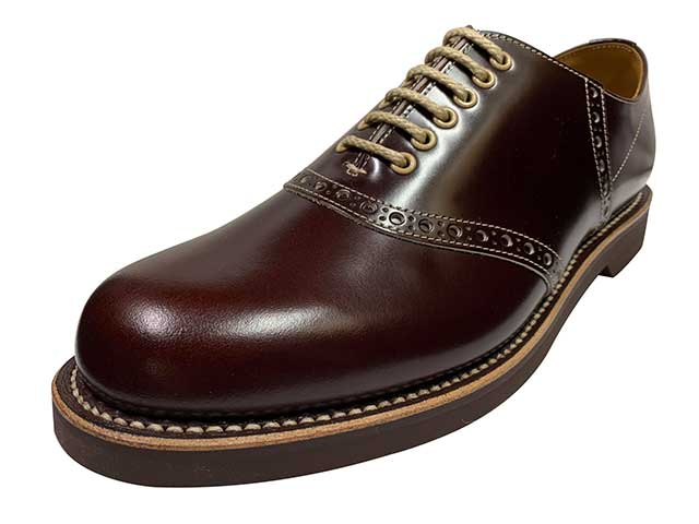 GLAD HAND グラッドハンド × REGAL リーガル　SADDLE　SHOES　サドルシューズ　D.BROWN　ダークブラウン　牛革