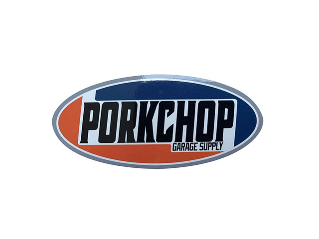 PORKCHOP GARAGE SUPPLY ݡå 졼ץ饤2ND OVAL STICKER ɥХ ƥå...