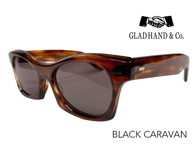 Rakuten - GLAD HAND グラッドハンド × BLACK CARAVAN ブラックキャラバン　ZORRO #001 AMBER/SMOKE 眼鏡 メガネ