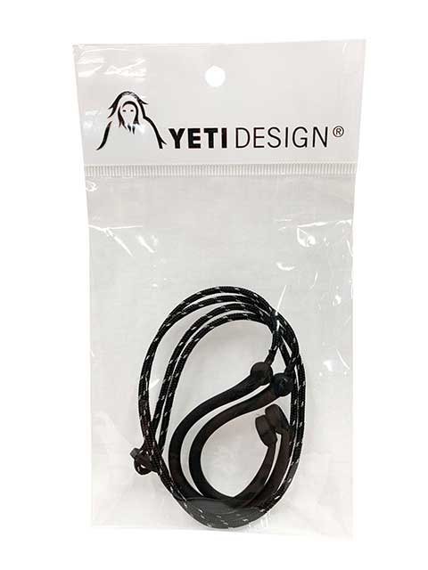 ローリングストーンのYETI DESIGN イエティデザイン　DROP PROOF NECK COAD　リフレクター付き　ネックコード　AirPods 落下防止　2色（BLACK/WHITE）｜アングル2